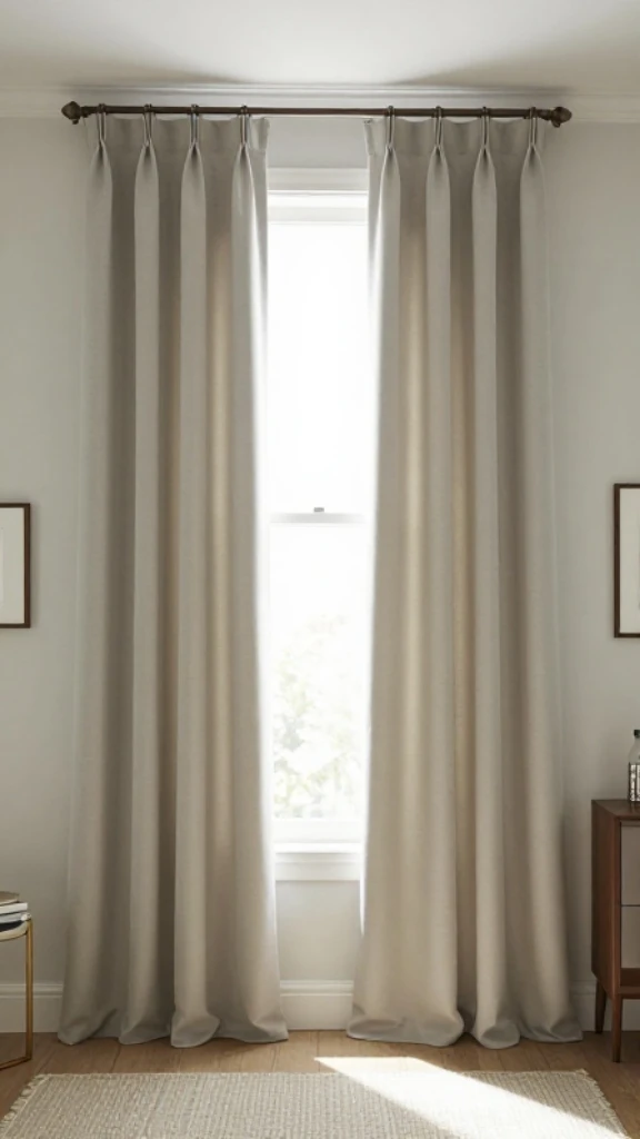 Hang Curtains High and Wide