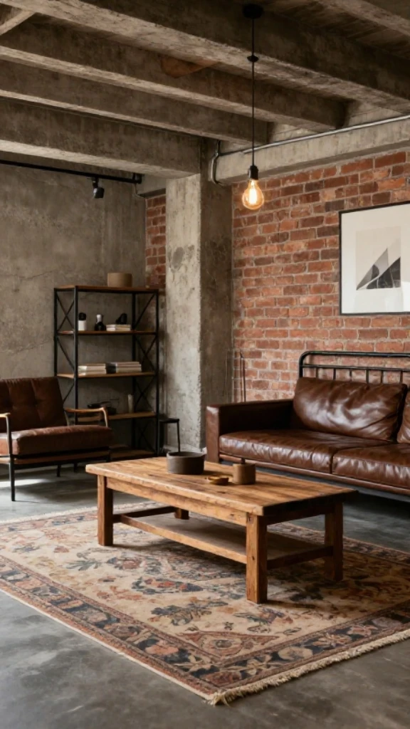 Industrial Loft Aesthetic with Exposed Elements