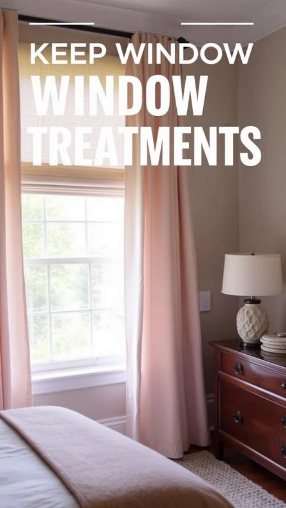 Keep Window Treatments Light and Simple