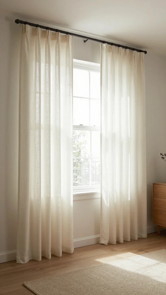 Keep Window Treatments Simple and Light