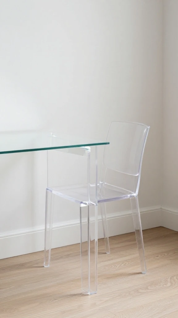 Opt for Transparent or Lucite Furniture