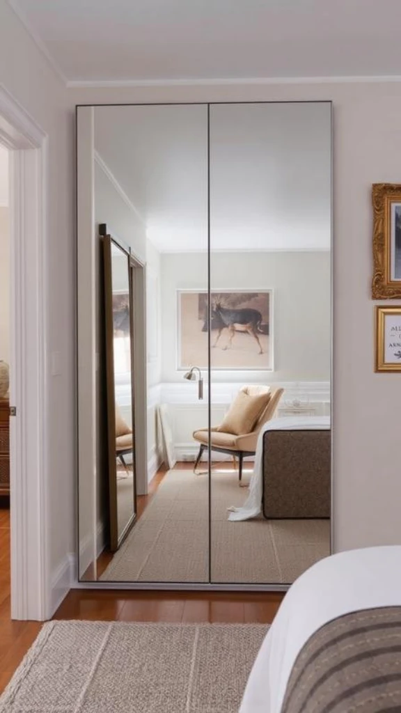 Use Mirrors to Reflect Light and Space