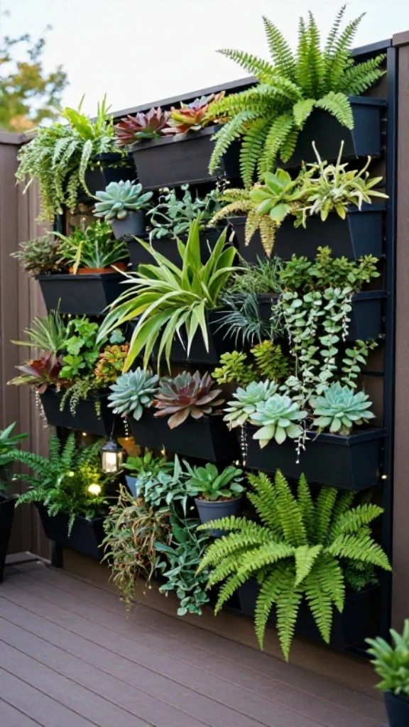 Vertical Garden Wall Feature