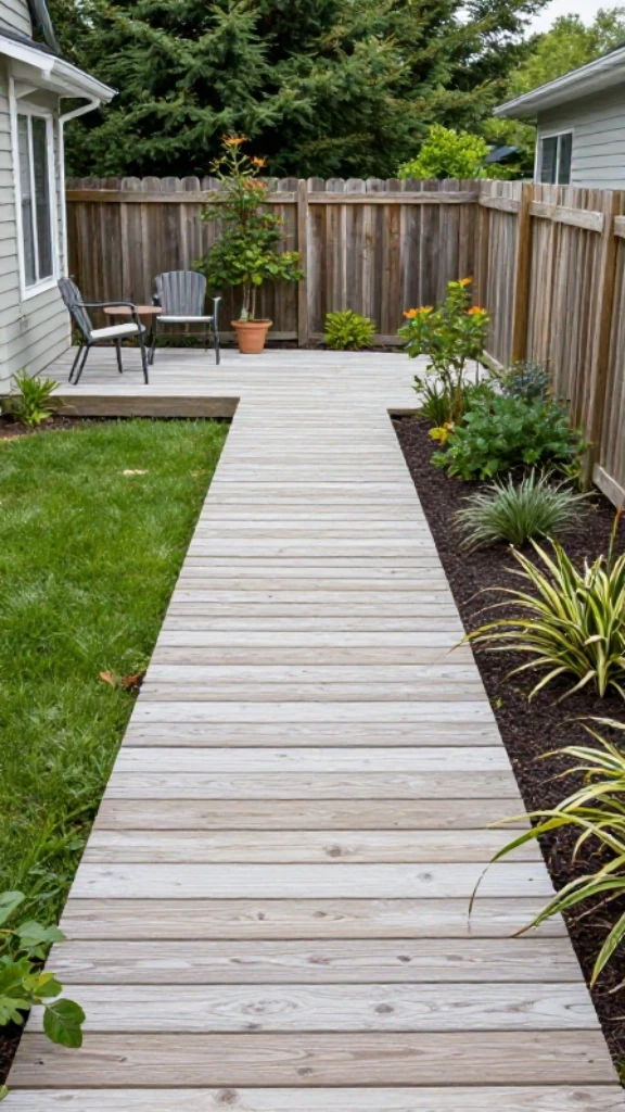 Wrap-Around Narrow Boardwalk