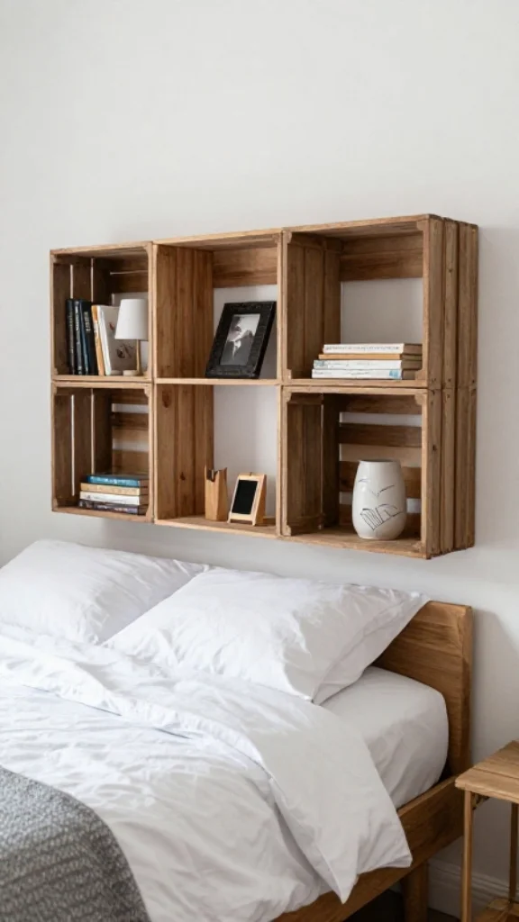 Build a Headboard with Storage Cubbies
