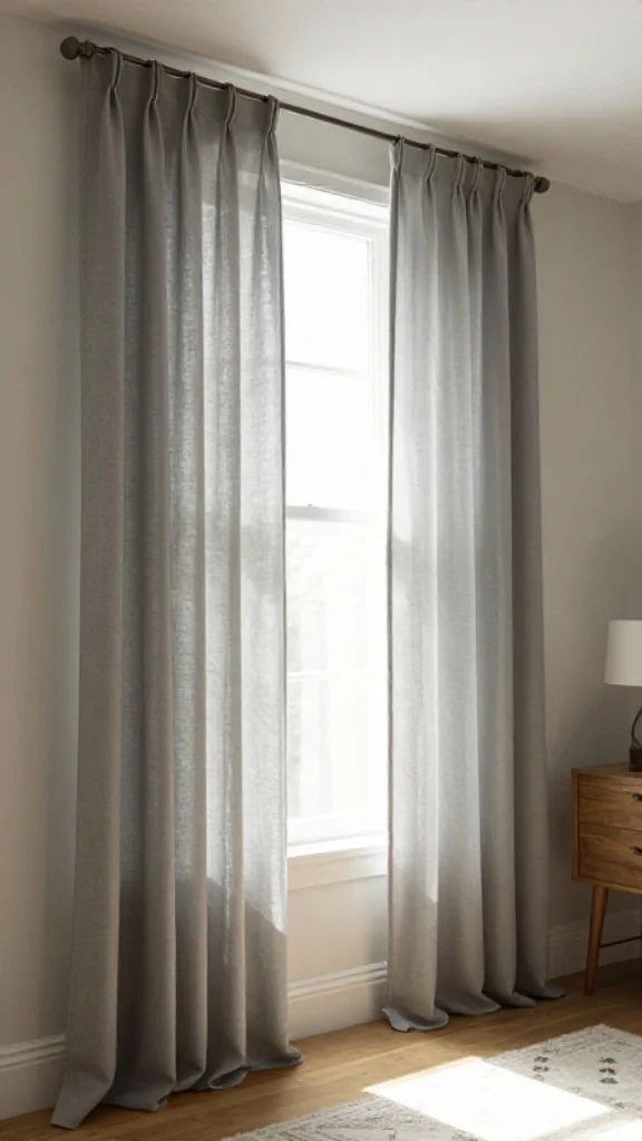 Hang Curtains High and Wide
